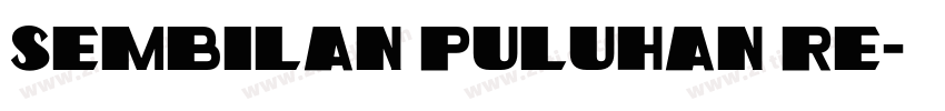 Sembilan Puluhan Re字体转换